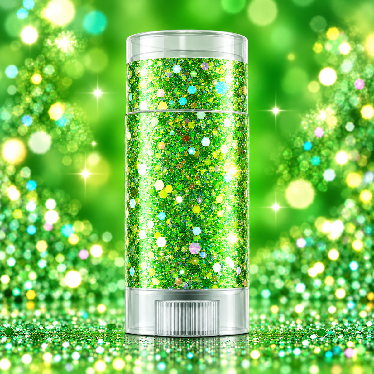 Brilli Kids Glitter Stick – Verde Neón