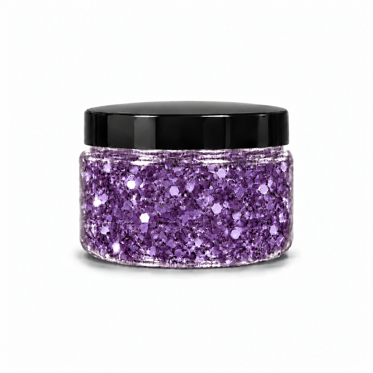 Gel con Glitter Púrpura