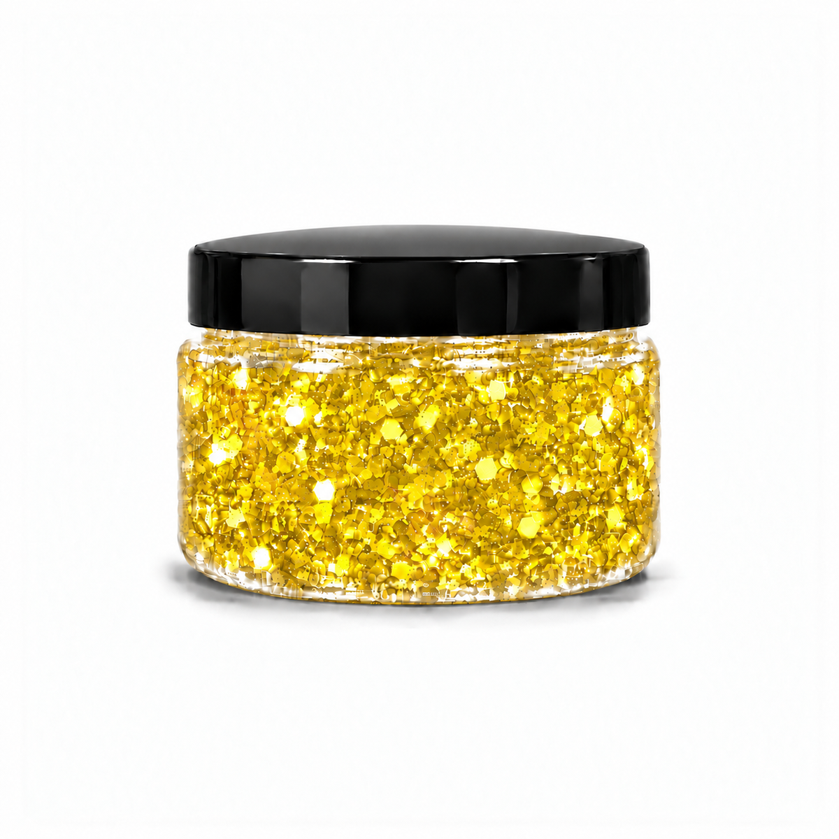 Gel con Glitter Amarillo