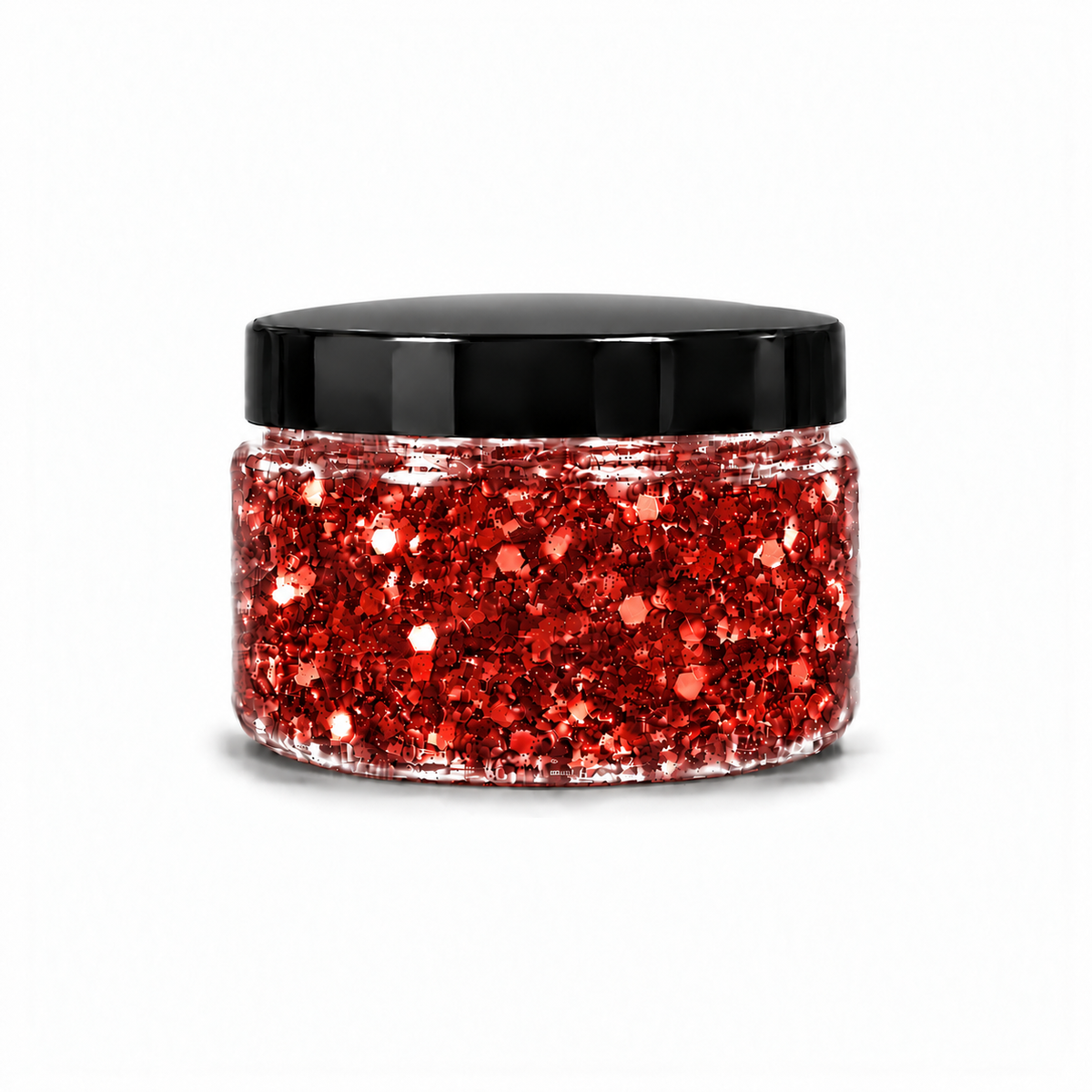 Gel con Glitter Rojo