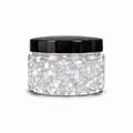 Gel con Glitter Blanco Holográfico
